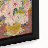 Modern Wall Art - Pink Floral Bouquet with Impressionist Brushstrokes