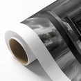 Ocean Tunnel Perspective – Black and White Dynamic Wall Art