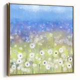 Modern Dining Room Art – Elegant Floral Canvas Wall Decor