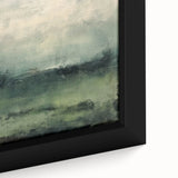 Abstract landscape wall art featuring vibrant colors and intricate textures, framed for display, showcasing a modern aesthetic suitable for contemporary decor.