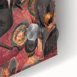 Expressionist Art: Circus Rider by Kirchner Vibrant Canvas Print