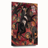 Expressionist Art: Circus Rider by Kirchner Vibrant Canvas Print