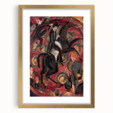Expressionist Art: Circus Rider by Kirchner Vibrant Canvas Print