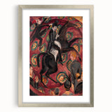 Expressionist Art: Circus Rider by Kirchner Vibrant Canvas Print