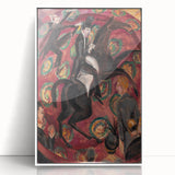 Expressionist Art: Circus Rider by Kirchner Vibrant Canvas Print