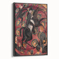 Expressionist Art: Circus Rider by Kirchner Vibrant Canvas Print