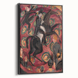 Expressionist Art: Circus Rider by Kirchner Vibrant Canvas Print