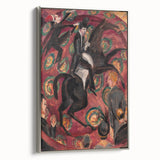 Expressionist Art: Circus Rider by Kirchner Vibrant Canvas Print