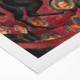 Expressionist Art: Circus Rider by Kirchner Vibrant Canvas Print