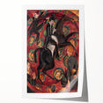 Expressionist Art: Circus Rider by Kirchner Vibrant Canvas Print