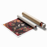 Expressionist Art: Circus Rider by Kirchner Vibrant Canvas Print