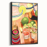 Black and white vintage poster art of a landscape on framed canvas, suitable for bedroom decor.