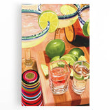 Large black and white stretched canvas featuring a vintage coffee pot, ideal for kitchen wall art.