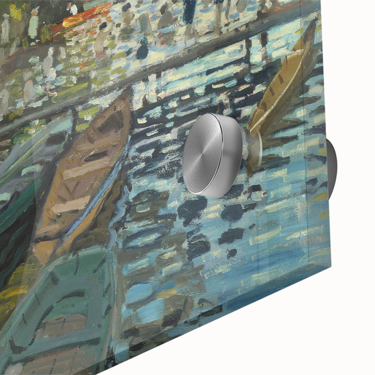 Impressionist Riverside Scene - Monet's Bathers at La Grenouillère Print