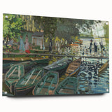 Impressionist Riverside Scene - Monet's Bathers at La Grenouillère Print