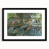 Impressionist Riverside Scene - Monet's Bathers at La Grenouillère Print