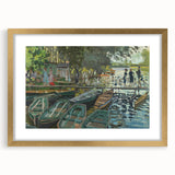 Impressionist Riverside Scene - Monet's Bathers at La Grenouillère Print
