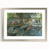 Impressionist Riverside Scene - Monet's Bathers at La Grenouillère Print