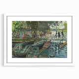 Impressionist Riverside Scene - Monet's Bathers at La Grenouillère Print
