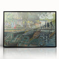 Impressionist Riverside Scene - Monet's Bathers at La Grenouillère Print