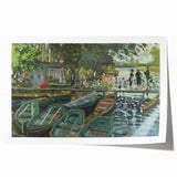 Impressionist Riverside Scene - Monet's Bathers at La Grenouillère Print