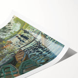 Impressionist Riverside Scene - Monet's Bathers at La Grenouillère Print