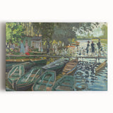 Impressionist Riverside Scene - Monet's Bathers at La Grenouillère Print