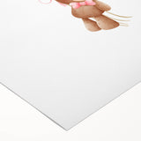 Personalized Kids Art - Floating Teddy with Balloons Wall Decor