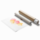 Personalized Kids Art - Floating Teddy with Balloons Wall Decor