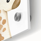 Rolled Paper Art Prints for Kids – Cute Giraffe Watercolor