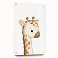 Rolled Paper Art Prints for Kids – Cute Giraffe Watercolor