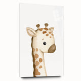 Rolled Paper Art Prints for Kids – Cute Giraffe Watercolor