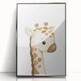 Rolled Paper Art Prints for Kids – Cute Giraffe Watercolor