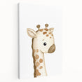 Rolled Paper Art Prints for Kids – Cute Giraffe Watercolor