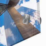 Close-up of a stunning landscape bridge design crafted from acrylic glass, showcasing vibrant colors and intricate details, perfect for modern home decor.