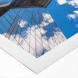 Landscape bridge design rolled canvas art showcasing intricate details and vibrant colors, ideal for modern home decor or art enthusiasts, expertly rolled for easy display.