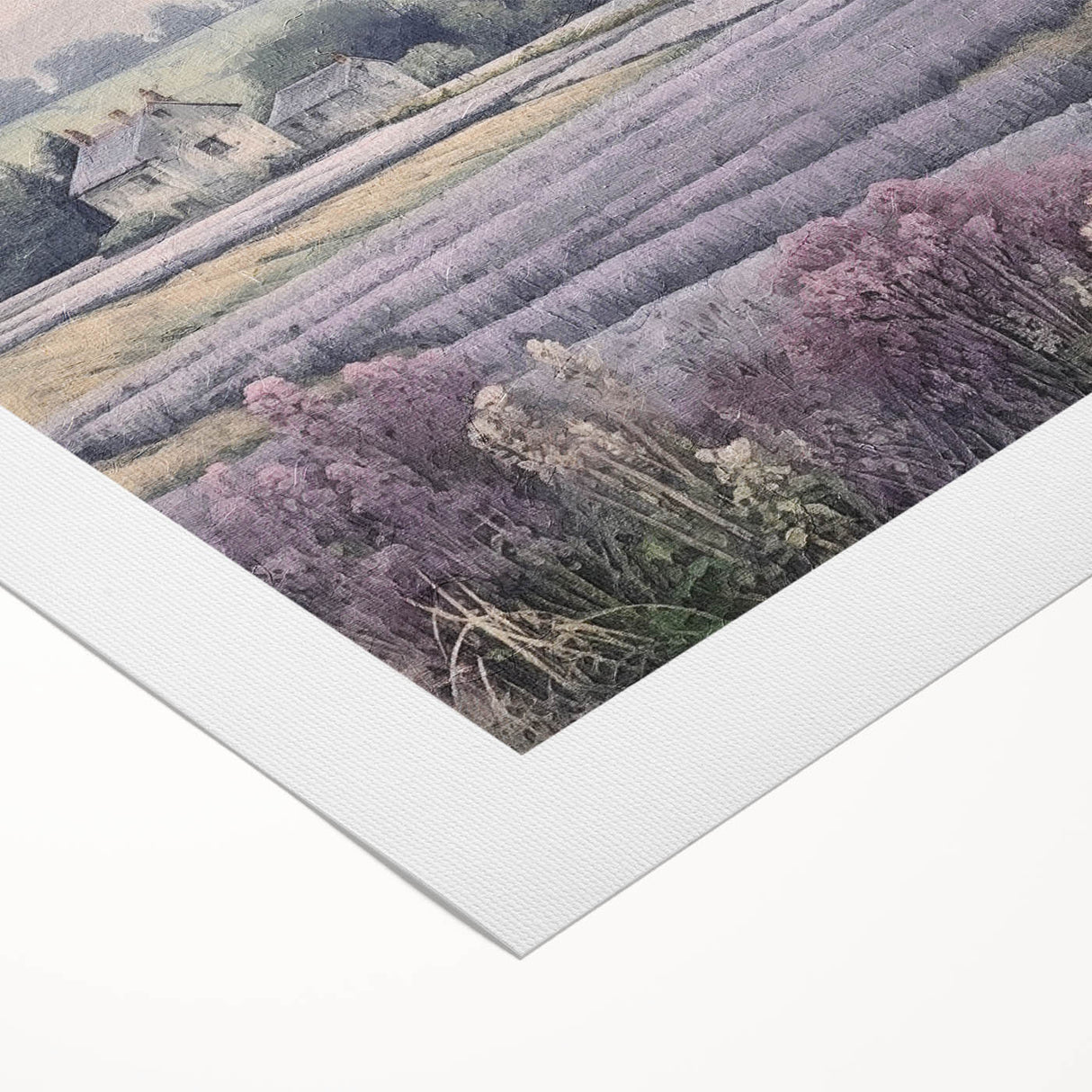 Landscape wall art canvas depicting a serene countryside scene with rolling hills, lush greenery, and a vibrant sky, rolled and ready for display in your home decor.