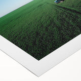 Landscape canvas print showcasing a serene countryside scene, featuring rolling hills, lush greenery, and a vibrant sunset. Ideal for home decor, this artwork captures nature's beauty and tranquility, perfect for adding a peaceful touch to any space.