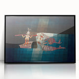 Modern Wall Art: Paul Klee’s Whimsical Seafarers Battle Scene