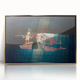 Modern Wall Art: Paul Klee’s Whimsical Seafarers Battle Scene