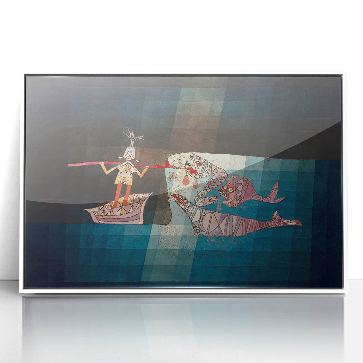 Modern Wall Art: Paul Klee’s Whimsical Seafarers Battle Scene