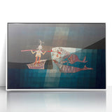 Modern Wall Art: Paul Klee’s Whimsical Seafarers Battle Scene