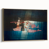 Modern Wall Art: Paul Klee’s Whimsical Seafarers Battle Scene