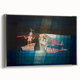 Modern Wall Art: Paul Klee’s Whimsical Seafarers Battle Scene