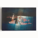 Modern Wall Art: Paul Klee’s Whimsical Seafarers Battle Scene