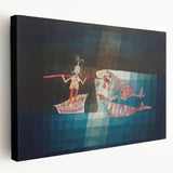 Modern Wall Art: Paul Klee’s Whimsical Seafarers Battle Scene
