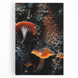 Large black and white abstract art on canvas, ideal for kitchen wall art.