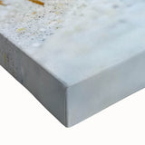 Large art of a zebra in black and white on stretched canvas, suited for bedroom wall decor.