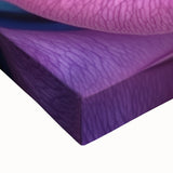 Close-up black and white photo of a dahlia on stretched canvas, ideal for bedroom wall art.