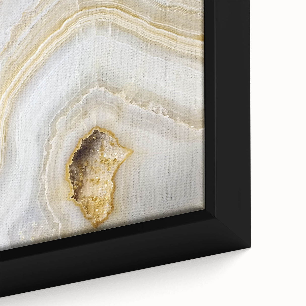 Extra large framed canvas featuring a close-up of colorful, textured leaves, ideal for living room decor.